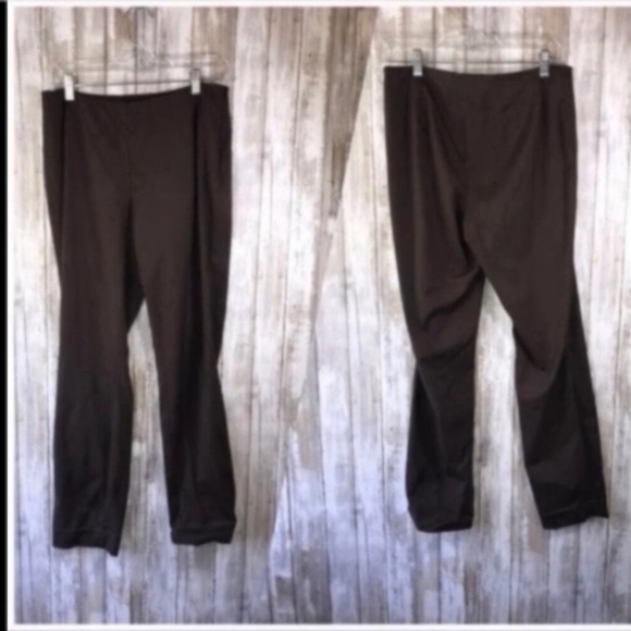 Lafayette 148 Brown Straight Pants - Picture 2 of 6